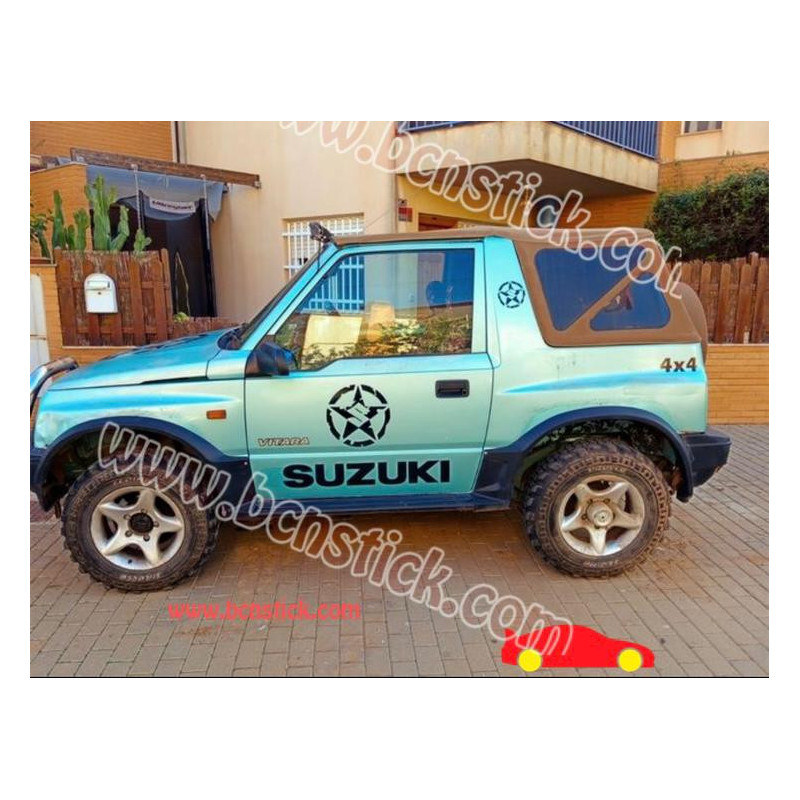 Kit laterales Suzuki estrellas militares