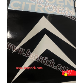 logo vinilo pegatina techo Citroen