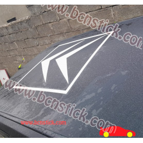 logo pegatina techo Citroen