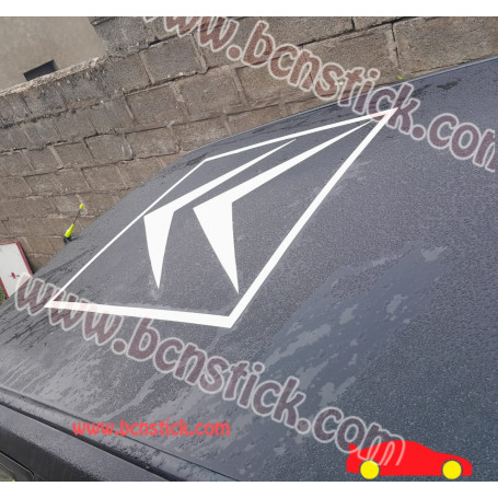 logo pegatina techo Citroen