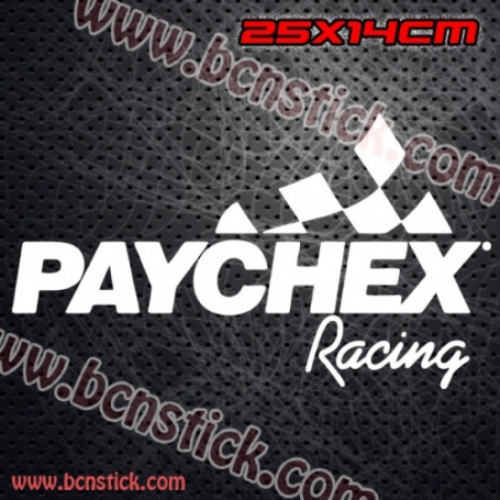 2x Logos de Racing "Paychex Racing"