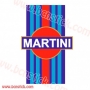 Pegatina para capote "Martini Racing PORSCHE"