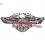 Pegatinas de vinilo calcomania Escudo de Harley Davidson 130x50cm