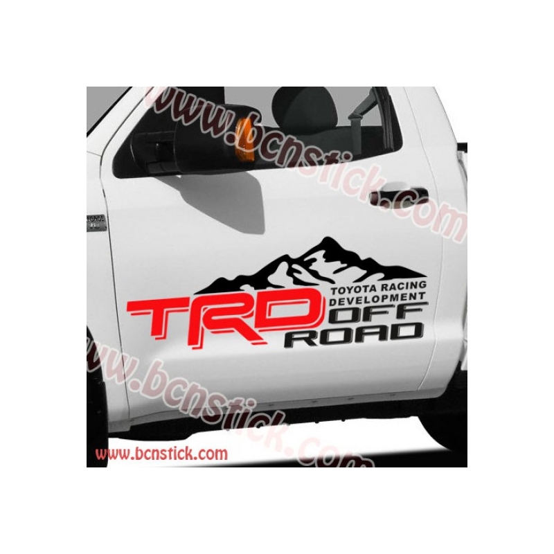 Toyota TRD Off-Road dos laterales 75x27cm