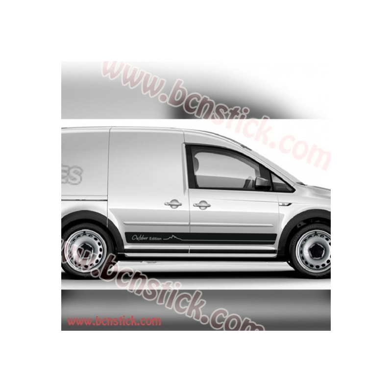 Kit de vinilos laterales "Outdoor Edition" Volkswagen Caddy