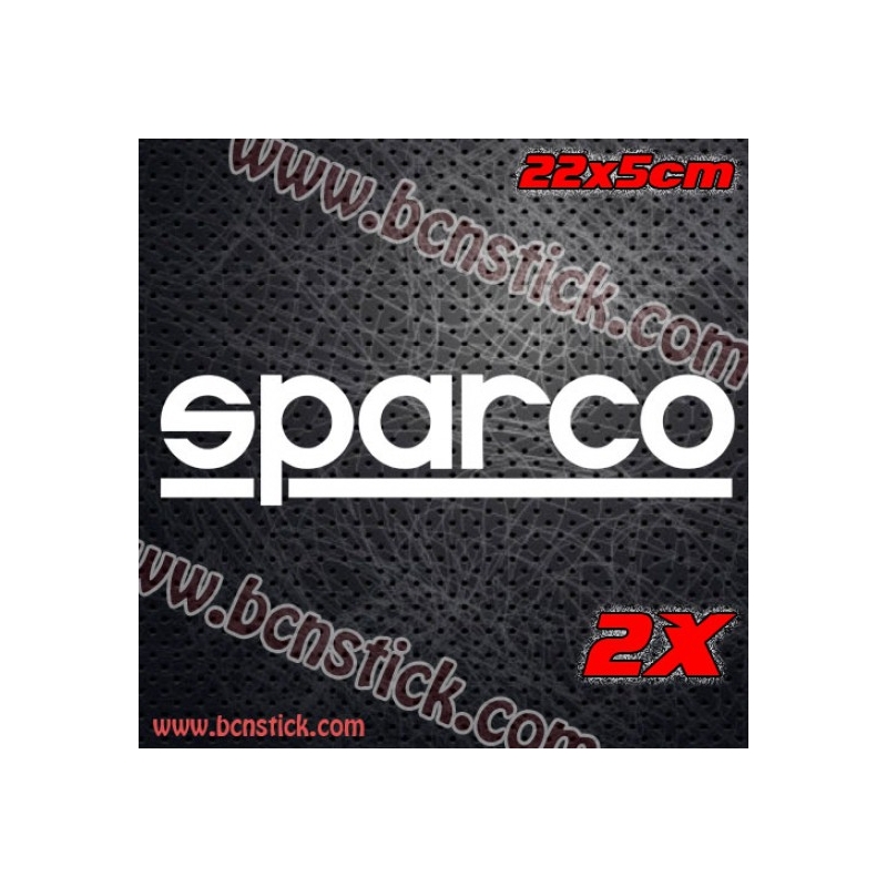 Kit 2x pegatinas de racing SPARCO