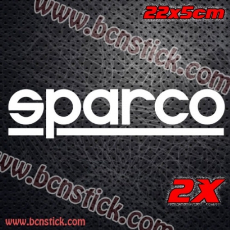 Kit 2x pegatinas de racing SPARCO