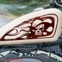 Kit de con calaveras fuego estilo Harley Davidson