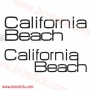 Pegatina Volkswagen California Beach