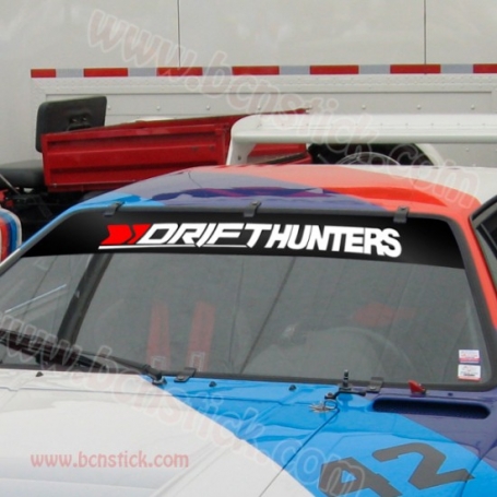 Pegatina parabrisa "Drift Hunters"