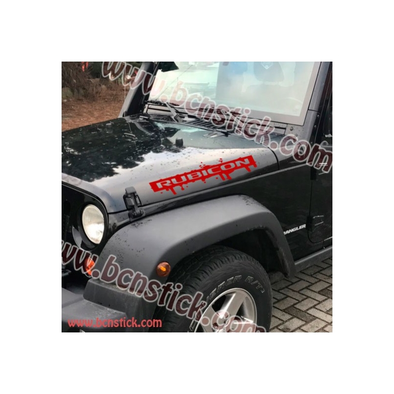 Kit 2x pegatinas - Jeep Wrangler Rubicon