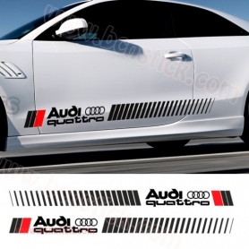 Pegatinas laterales Audi Quattro