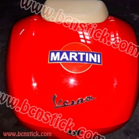 4 logos de Martini 16x10cm