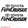 Kit pegatinas Toyota RAV 4 "Fan Cruiser"