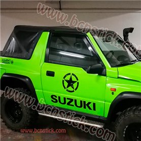 Kit laterales Suzuki estrellas militares