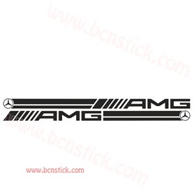Kit de vinilos  laterales Mercedes AMG