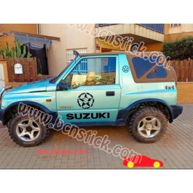 Kit laterales Suzuki estrellas militares