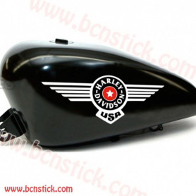 Kit pegatinas deposito Harley Davidson USA
