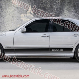 Kit pegatinas linias laterales Mercedes-Benz Clase E - AMG