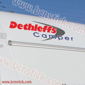 Pegatina de vinilo DETHLEFFS CAMPER