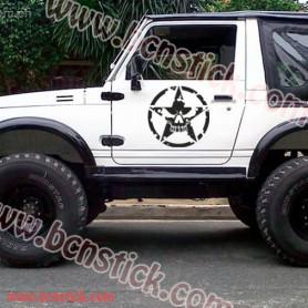 Kit estrella con calavera 4x4 todo terreno