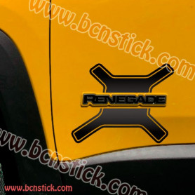 Pegatinas de vinilo para laterales JEEP RENEGADE