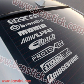 Kit de Logos para Tunning Drift 46x19cm