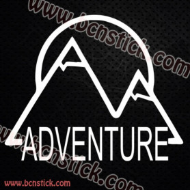 Pegatinas Camper montaña Adventure