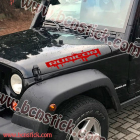 Kit 2x pegatinas - Jeep Wrangler Rubicon