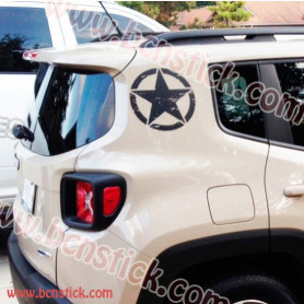 Kit de vinilos adhesivos "Estrellas Militar"