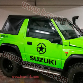 Kit laterales Suzuki estrellas militares